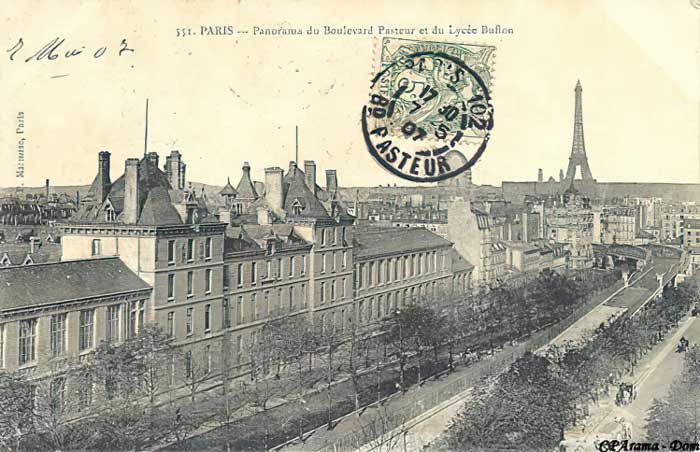 Le lycée Buffon en 1907