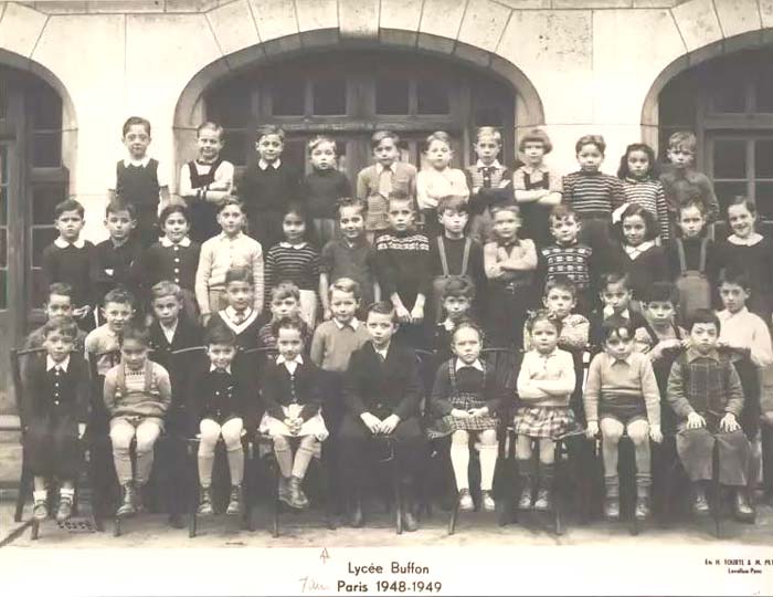 Photo de classe 1948-1949 du lycée Buffon