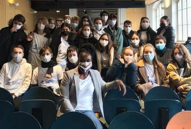 Gévrise Émane au lycée Buffon